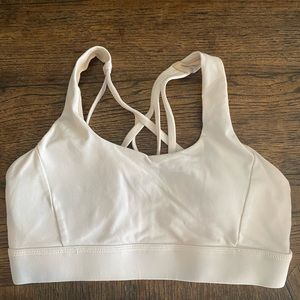 Fit Couture White Medium Sports Bra